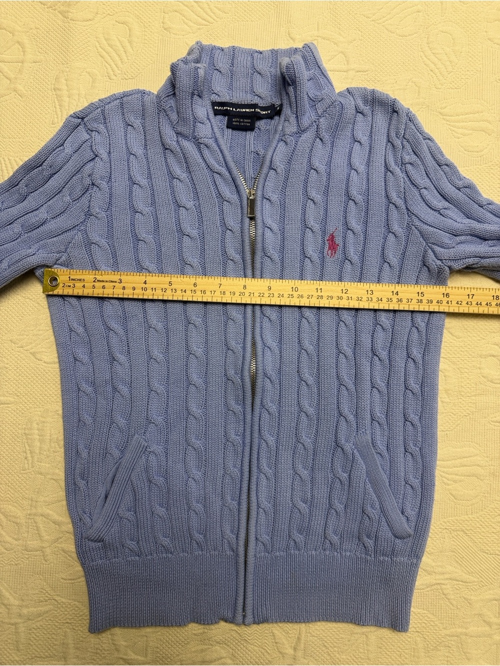 2 Vintage Ralph Lauren Cotton Sweaters M - Picture 13 of 16